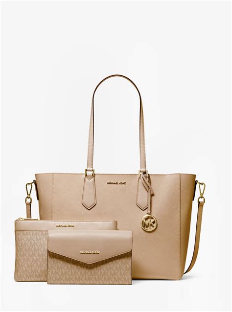 michael kors kimberly bag|kimberly pebble tote bag.